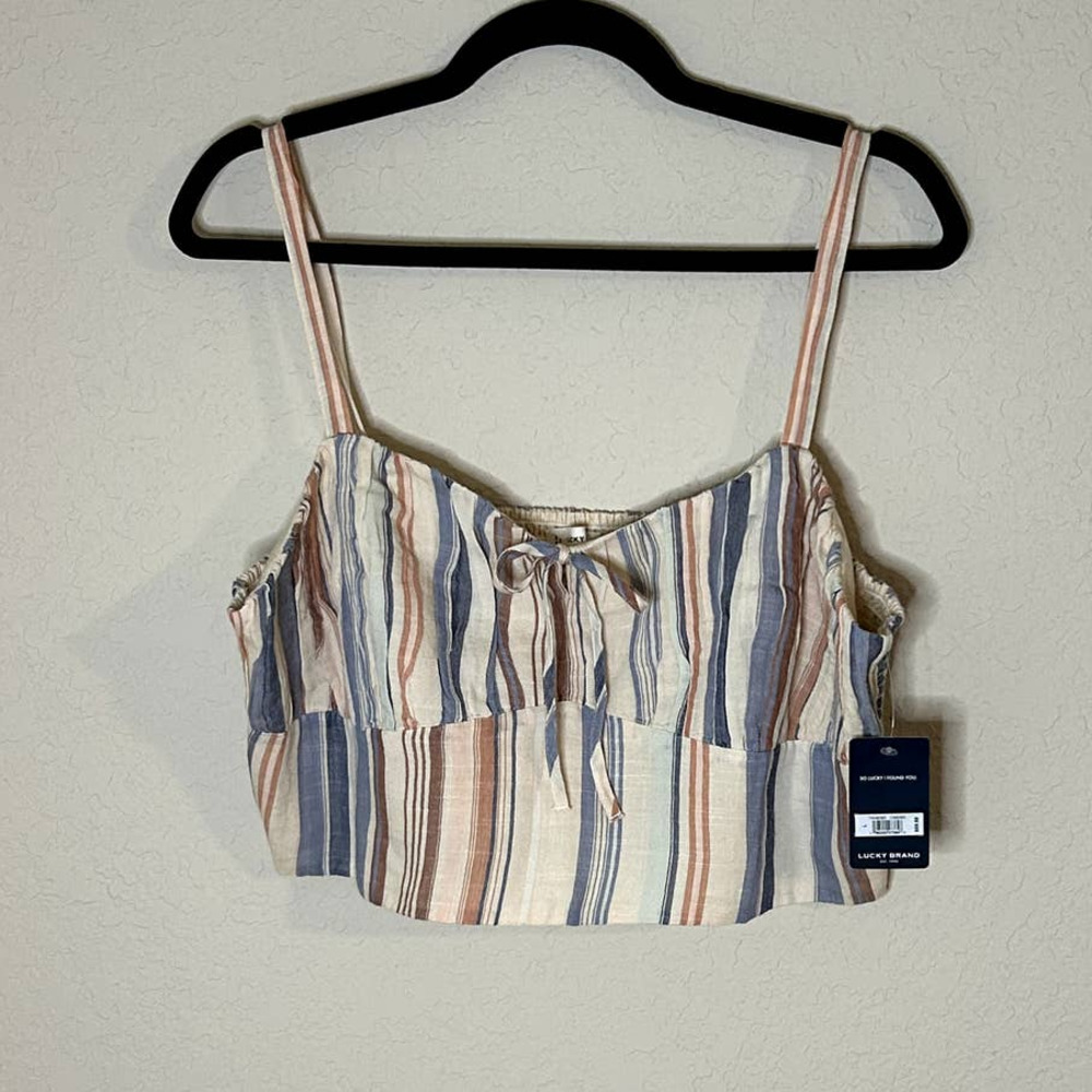 ☀️Lucky Brand Matchback Corset Top